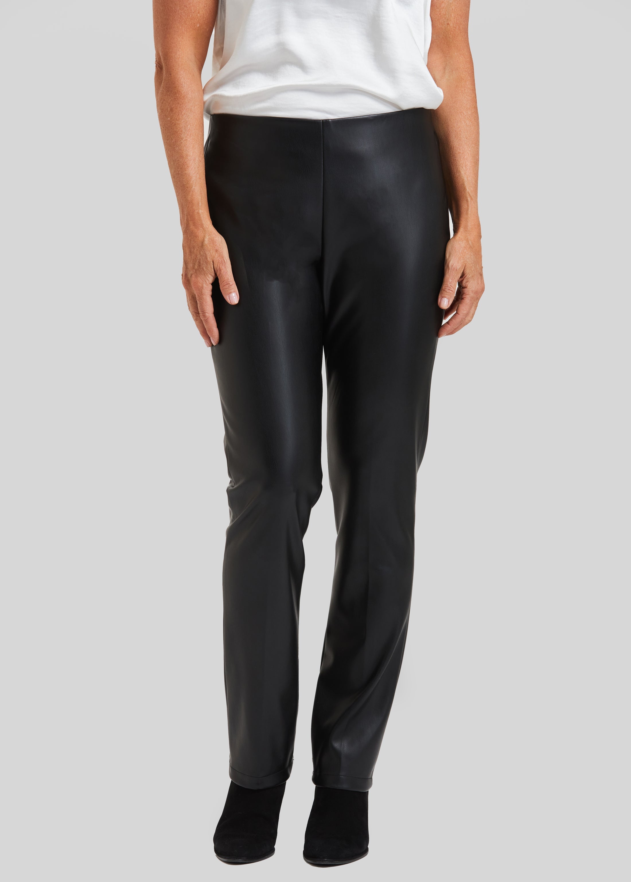 Faux Leather Pants